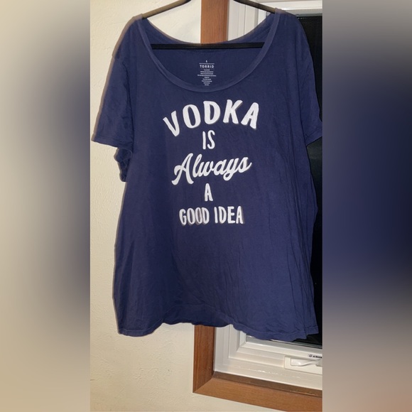 Torrid size 5 Blue shirt - Picture 1 of 1